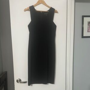 Banana Republic Black Sheath Midi Dress